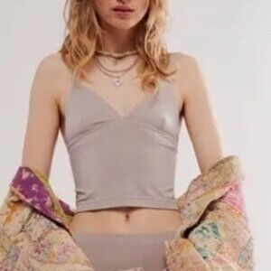 NWOT Free People Luna Tencel Triangle Cami
